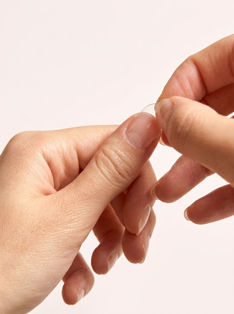 Place the sticky tab